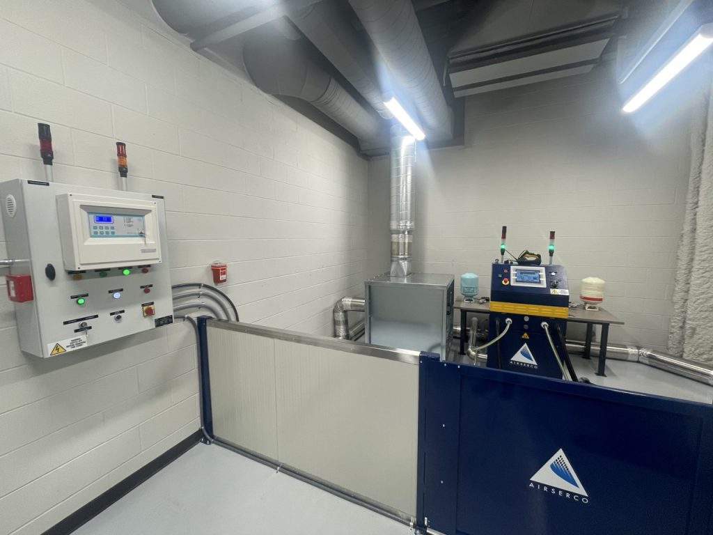 Airserco a3 r290 refrigerant charging station installations